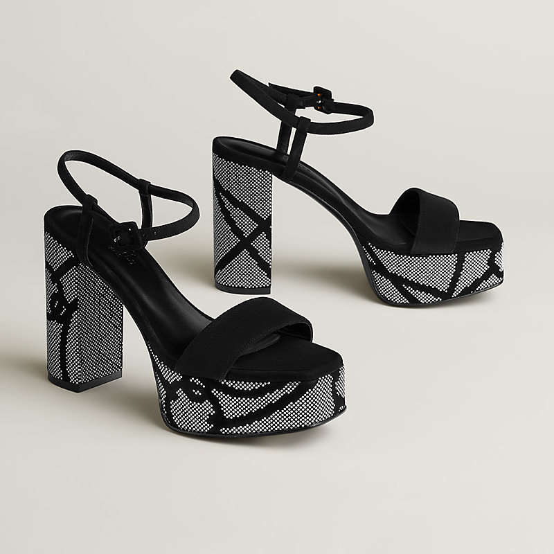 サンダル 《ライトニング》 70 - ブラック | Hermès - エルメス-公式サイト